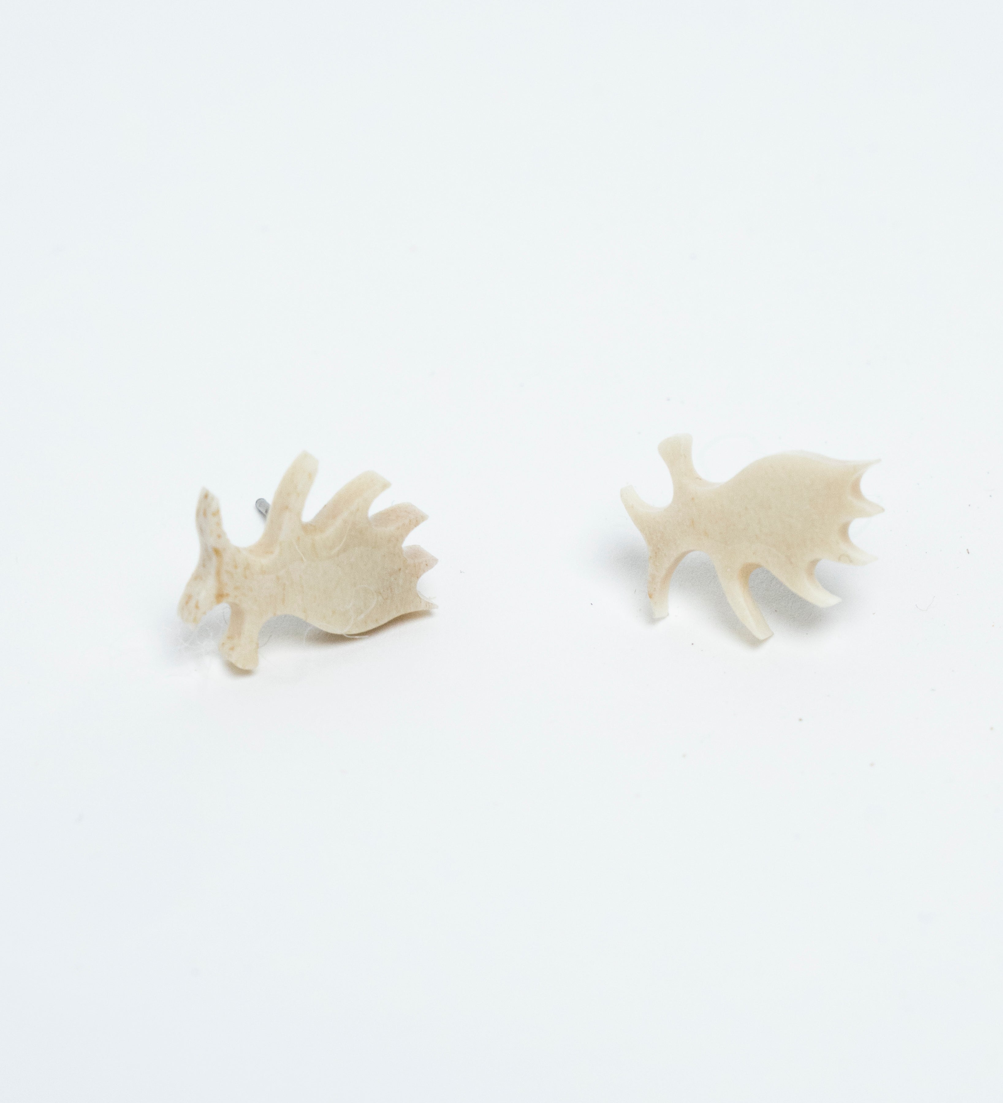 Boucle d'oreille panache orignal flat