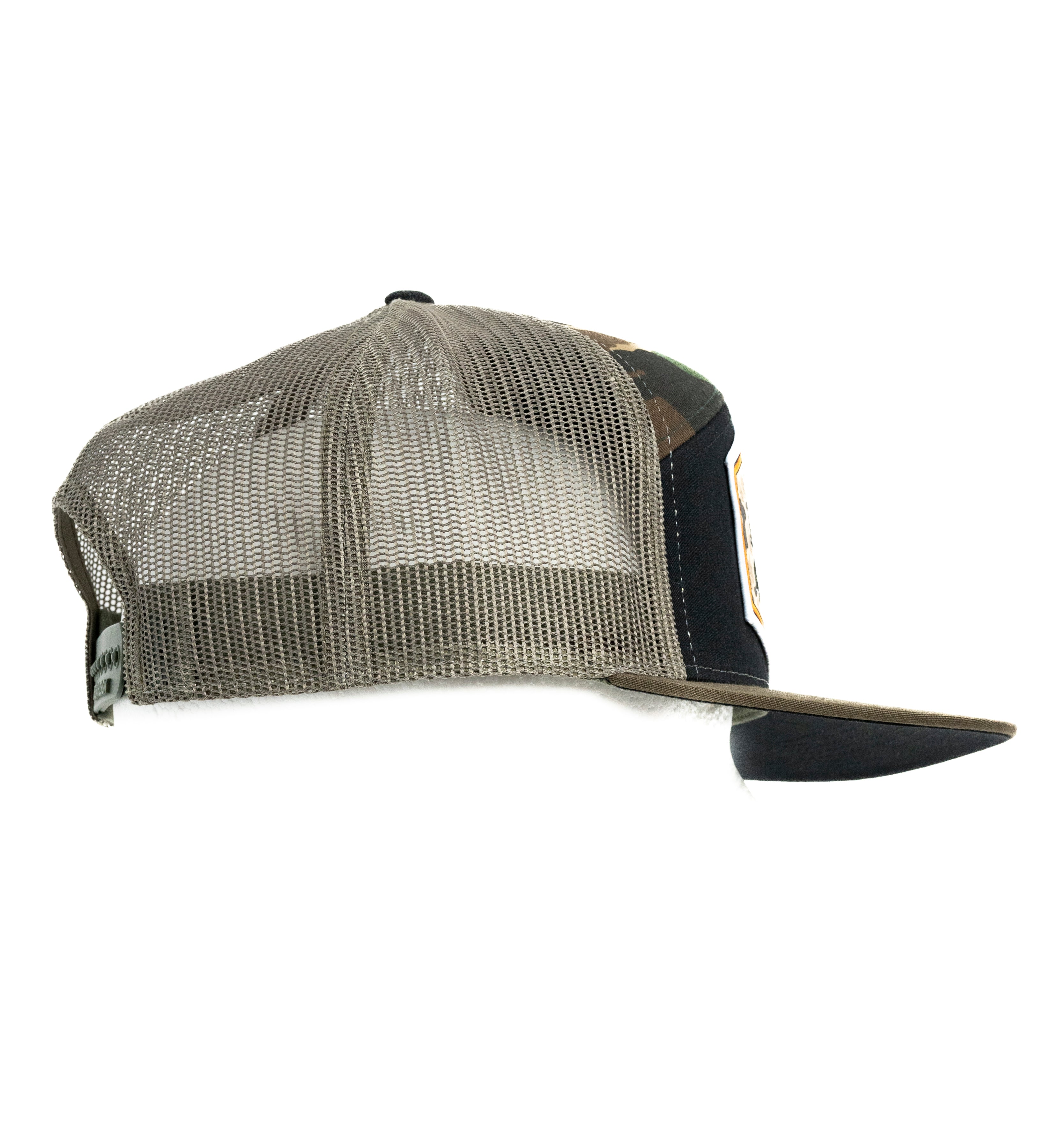 Casquette 7 panneaux logo camo vintage