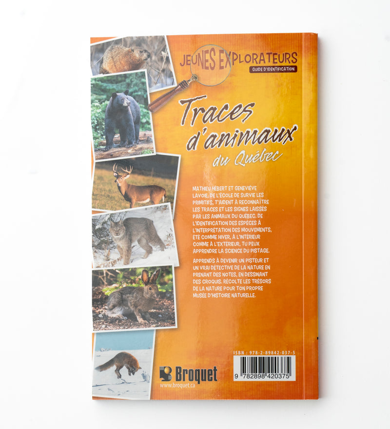 Le guide Jeunes explorateurs, Traces d'animaux