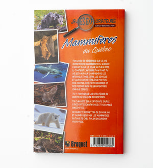 Livre Jeunes explorateurs mammifère du Québec