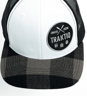 Casquette blanche et noir
