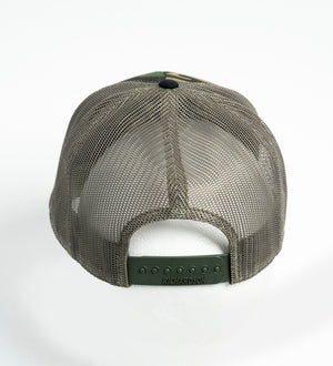 Casquette 7 panneaux logo camo vintage