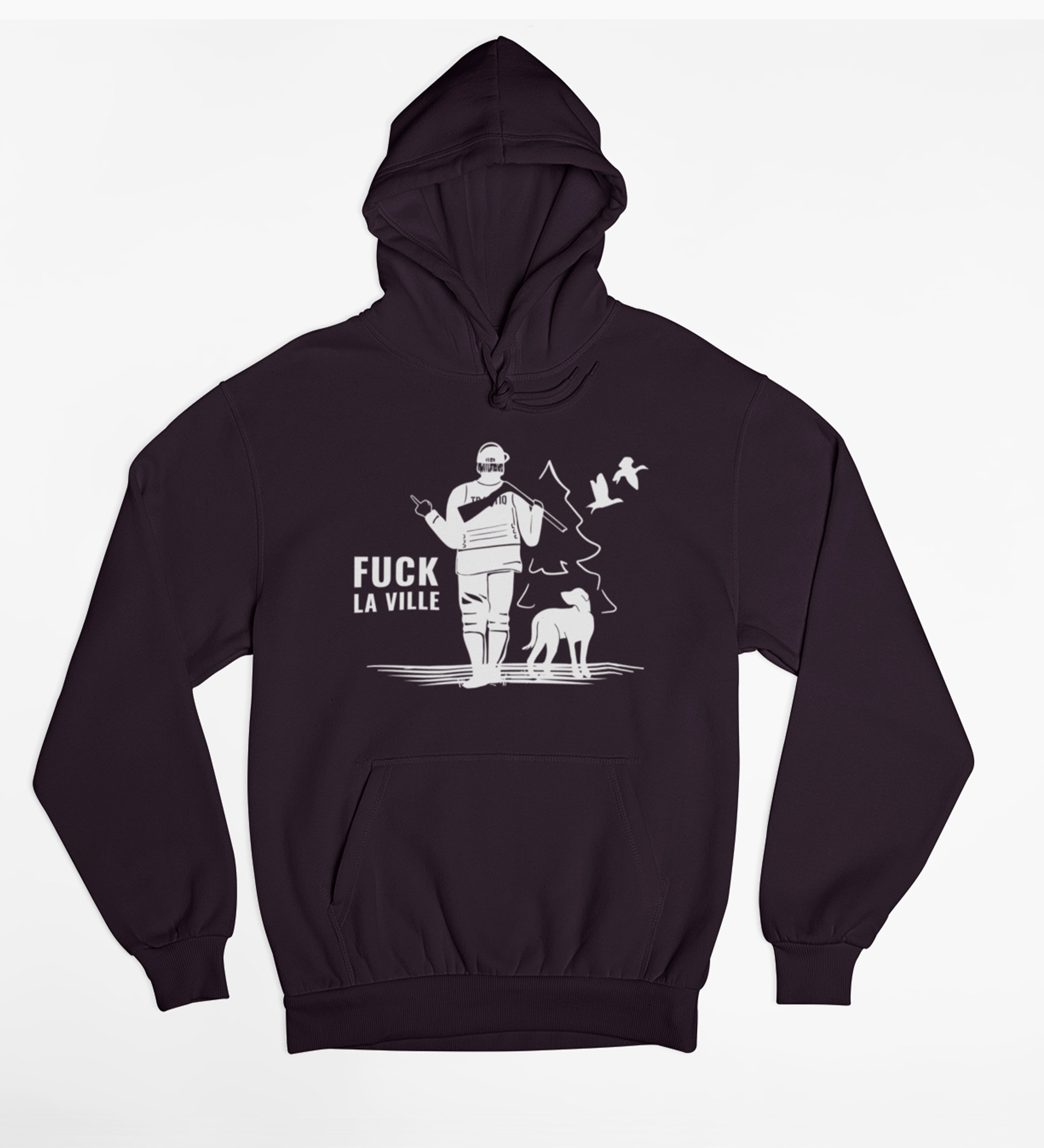 Fuck la ville - Hoodie Homme - Chasse