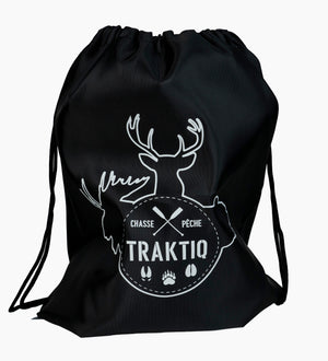 Sac à cordon - noir
