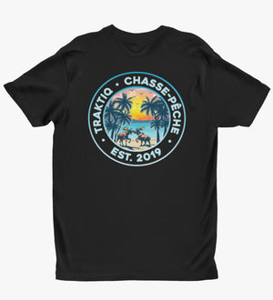 T-Shirt - Unisex - Voyage de chasse - bleu