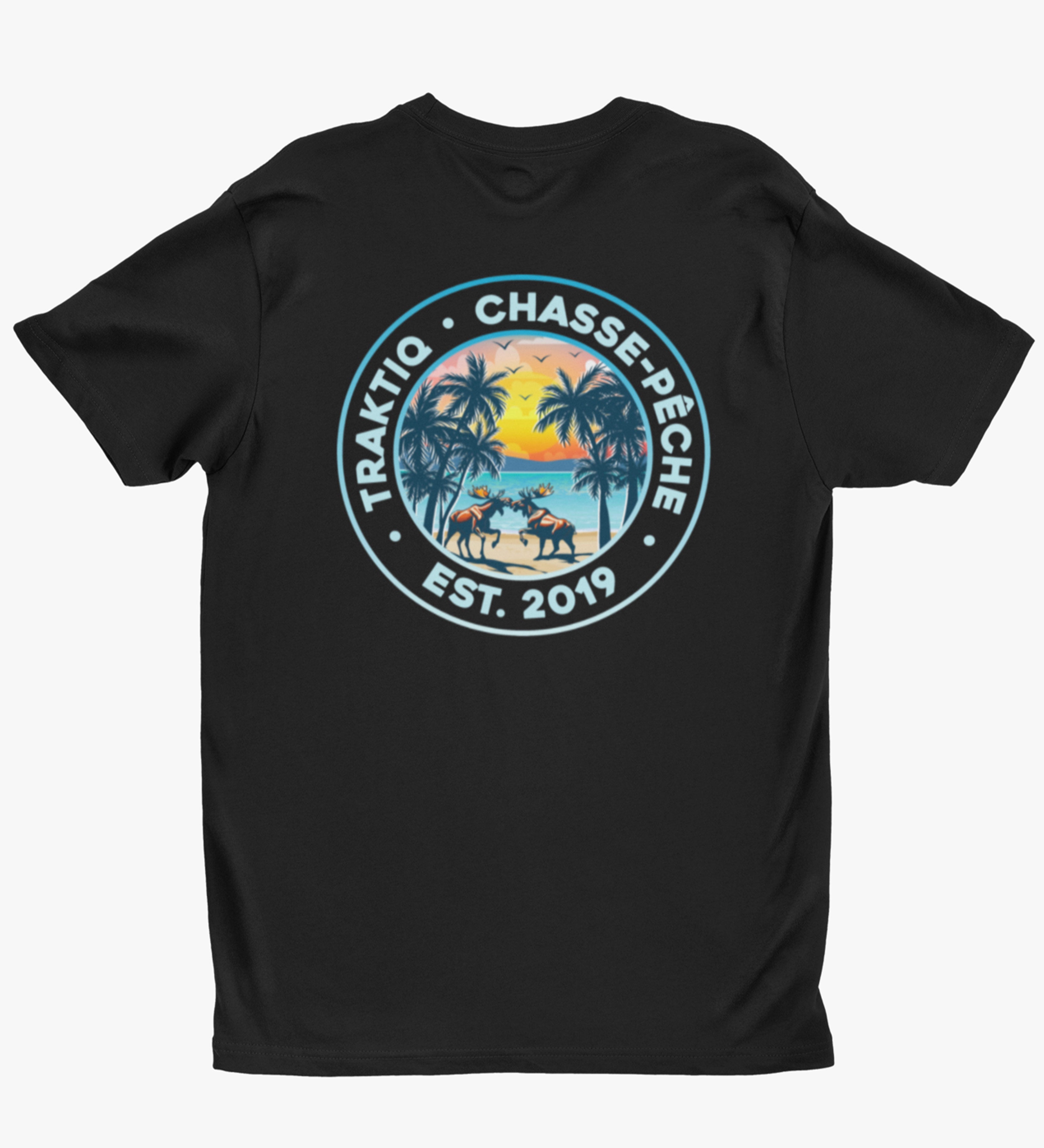 T-Shirt - Unisex - Voyage de chasse - bleu