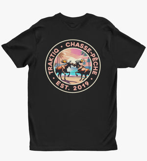 T-Shirt - Unisex - Voyage de chasse - rose