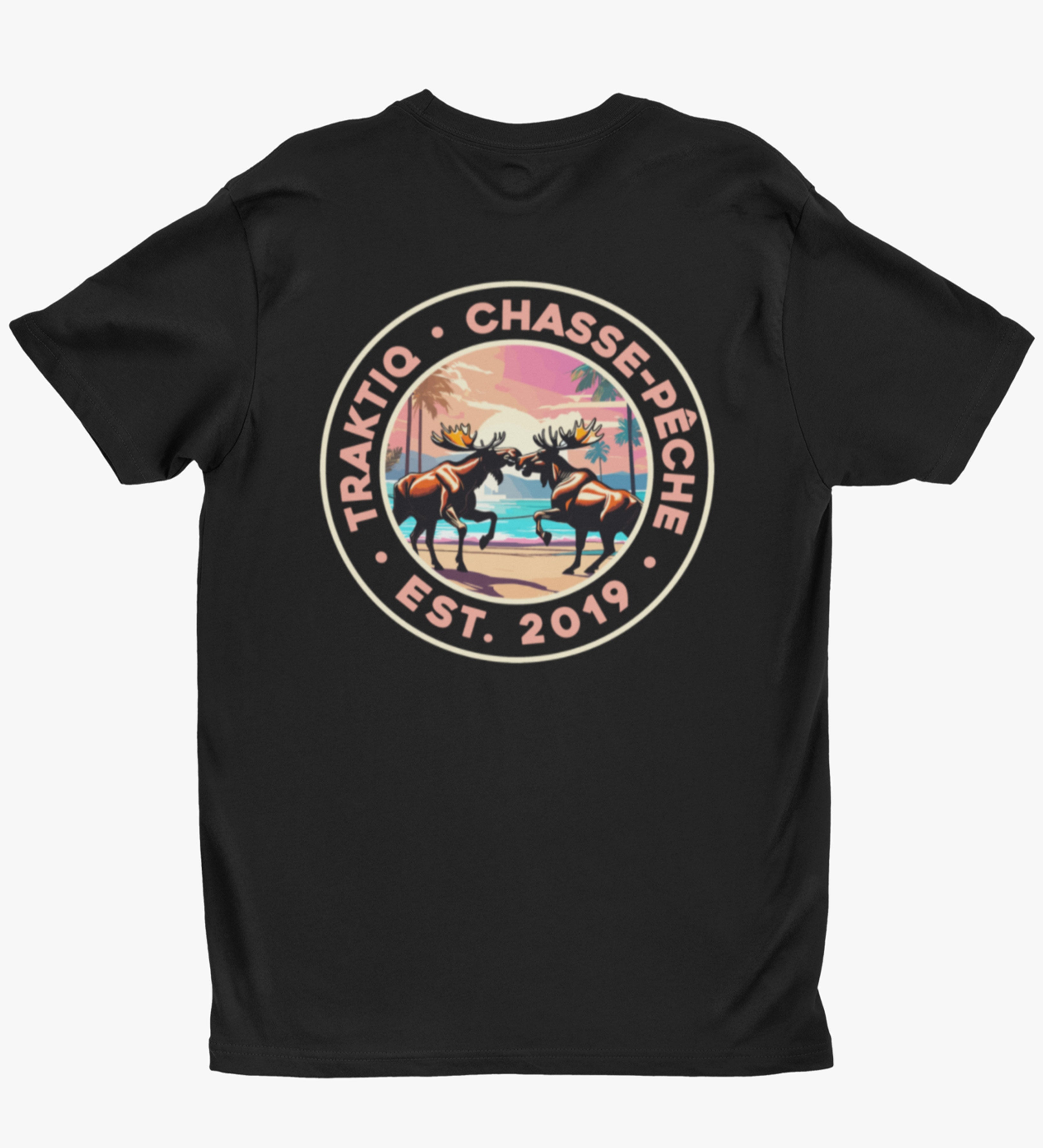 T-Shirt - Unisex - Voyage de chasse - rose