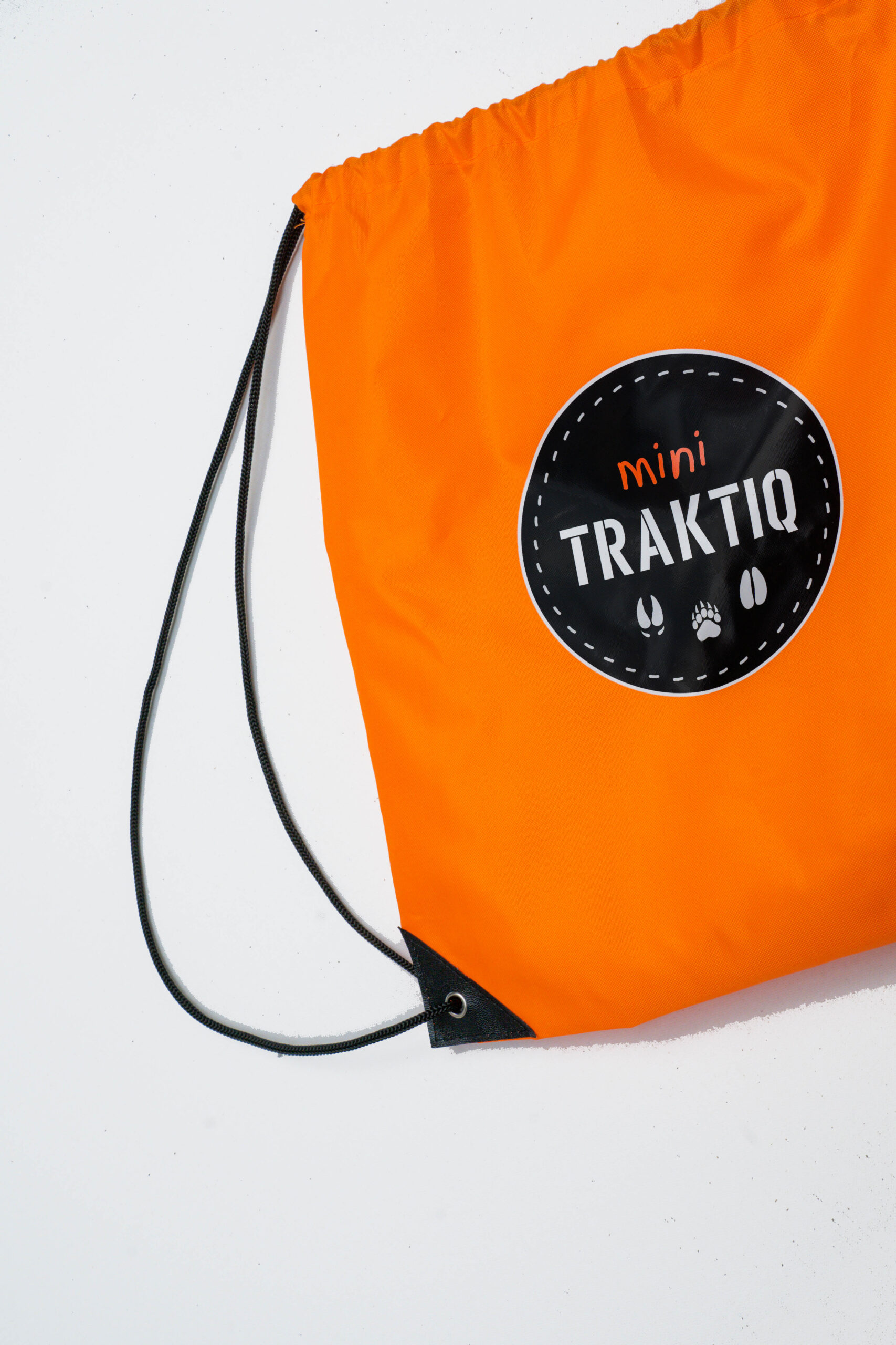 Sac à cordons Mini Traktiq orange